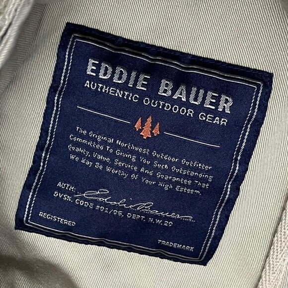 Eddie Bauer Vintage Y2K Cargo Khaki Designer Light Jacket - Womens Small - Picture 4 of 5